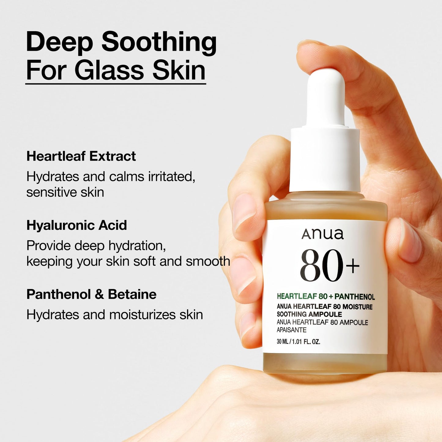 Anua Heartleaf 80 Moisture SOOTHING AMPOULE 80%