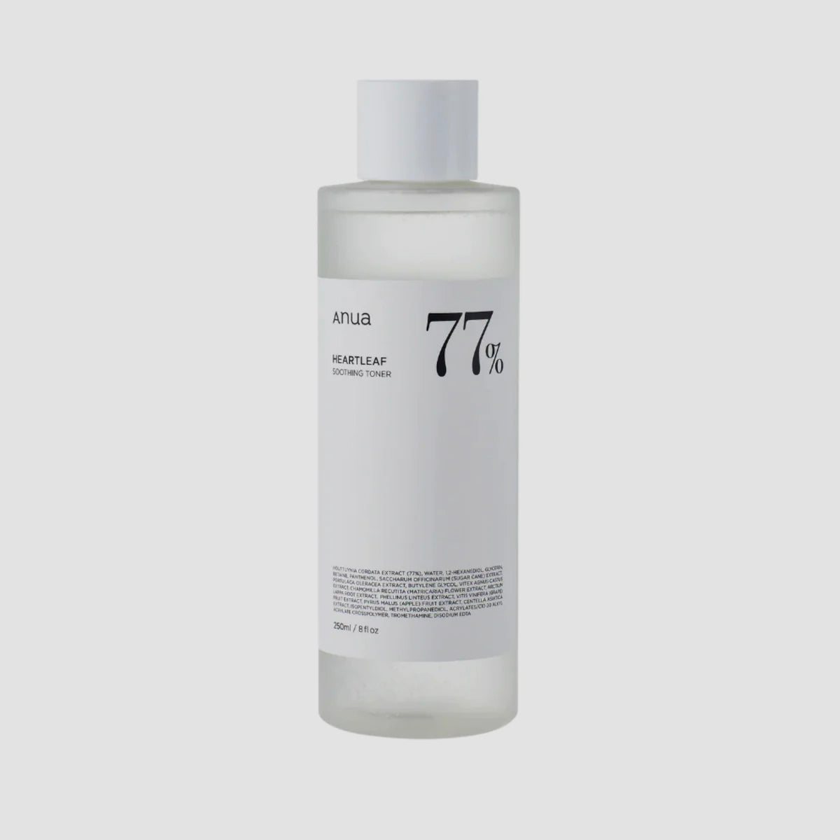 Anua HEARTLEAF  77% SOOTHING TONER 77% 250 mL/ 8.45 fl.oz.
